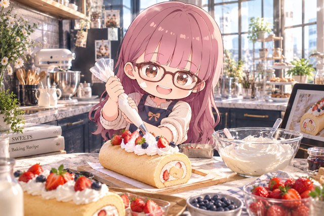 fujitomi_8740's tweet photo. 今日は 🍰#手巻きロールケーキの日🍰

ふわふわ生地に生クリームたっぷり！
いちごとブルーベリーも乗せて…🍓✨

お菓子作りも投資も
コツコツ楽しみながら続けたいですね😊📈

#FX自動売買 #シストレセレクト365
#手巻きロールケーキの日 #ロールケーキ #スイーツ https://t.co/wCtfDcJKuX