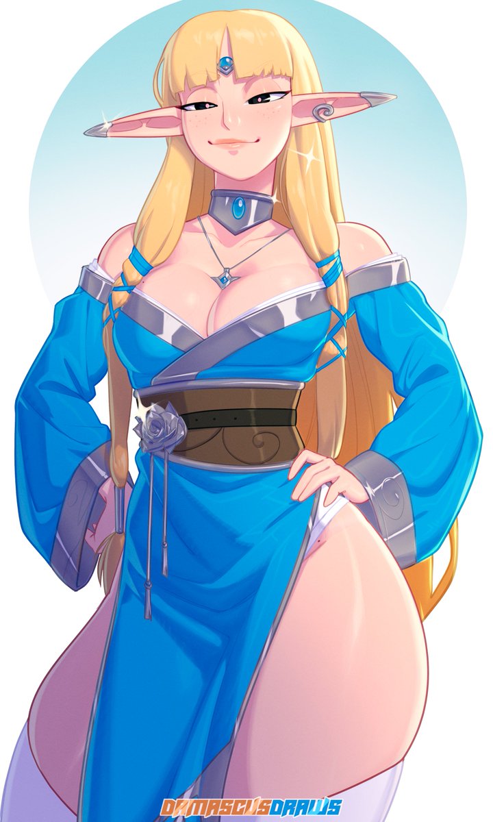 DamascusDraws's tweet photo. I think high elf probably smells like blueberries and oranges https://t.co/f8havCBYXS