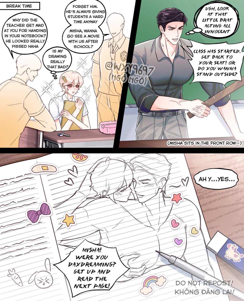 wxy_9697's tweet photo. If Dan is a teacher 🧑‍🏫
-
My #OC
No “switch”. Misha’s the top! (light hair)
#BL #boyslove https://t.co/fk53jP2Tys