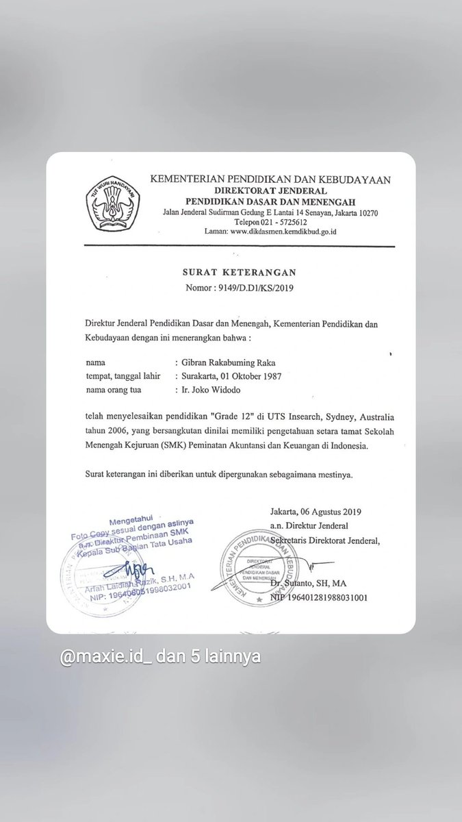 Gunawan75_'s tweet photo. Cuma modal surat keterangan
Sudah cukup.. Untuk seseorg menjadi
Calon wapres... 

Cuma syaratnya harus anak
Jokowi... 

🤣🤣🤣😜😜😜 https://t.co/KsBOzGRc7x