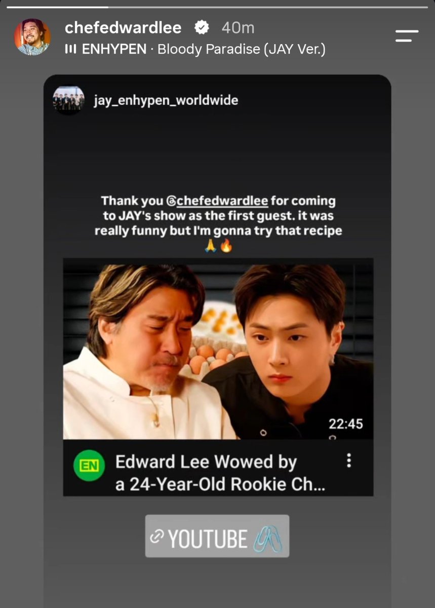 jaysleica's tweet photo. Chef Edward is reposting stories about his guesting on Shh, Secret Chef. Go tag him in your edits! https://t.co/yNJkDWtK6r