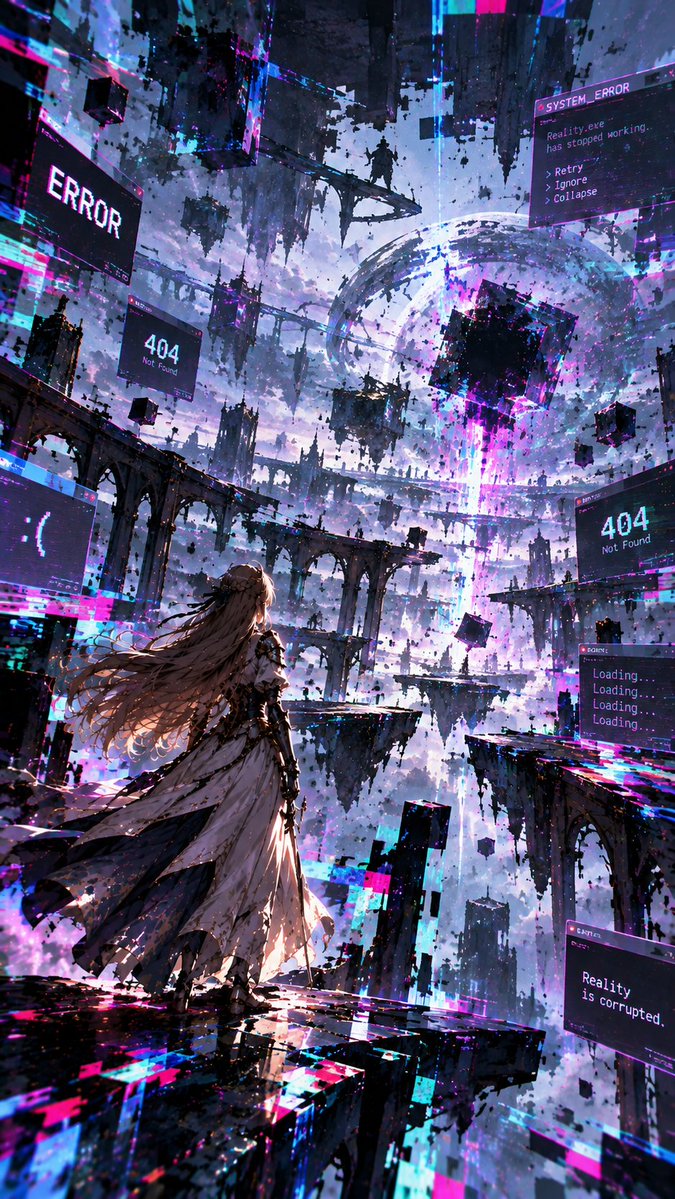 StargreyIA's tweet photo. Why overcomplicate things when just one word is enough? LOL, this world is completely "bugged."
#AIart️️️️️️️️️️️️️️️️️️️️️️️️️️️️️️️️️️️️️️️️️️️️️️️️️️️ #digitalartㅤ https://t.co/8teIIGmIXJ