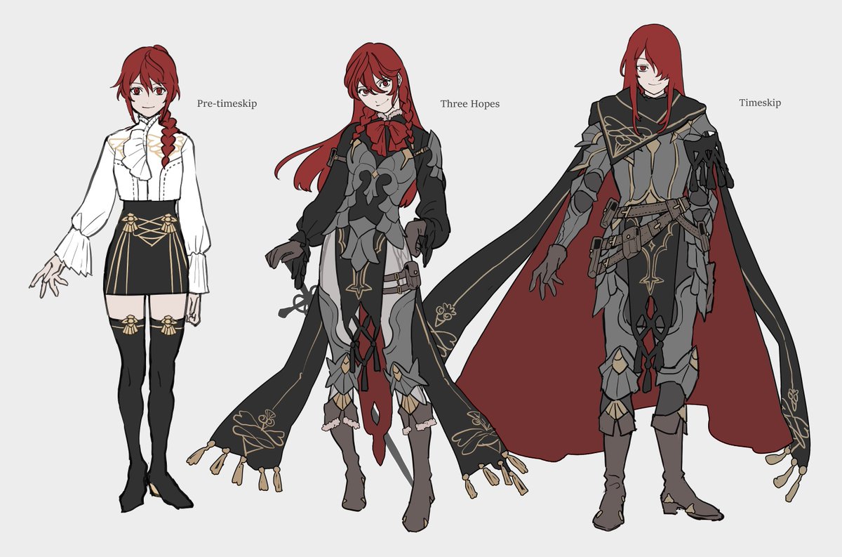 Uirusu_chan's tweet photo. Redesign her 3Hopes outfit since it should resemble the timeskip design https://t.co/eTt76C7Y3W