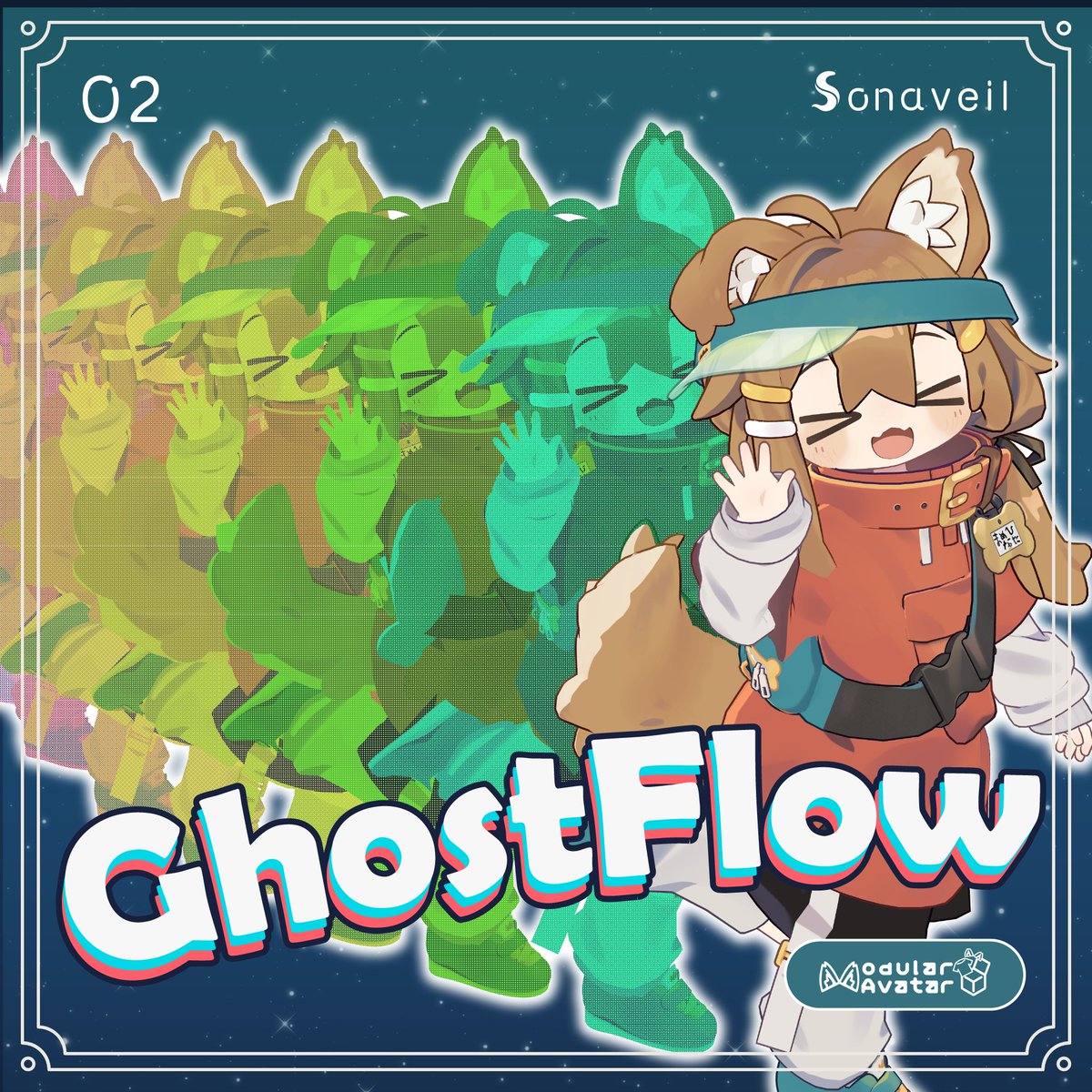 Sonaveil_vrc's tweet photo. アバターの動きに残像を重ねる、VRChat向けギミック【GhostFlow】を公開しました！
Lite・Standard・MAXの3種類から選べます。

9/25〜9/27は発売記念セール✨
Lite：400円 → 150円
Standard：1,000円 → 700円
MAX：1,600円 → 1,200円

楽しく走ったり、踊ったりできるのでぜひ遊んでみてください！
#VRChat
https://t.co/HMFKrSWZSi