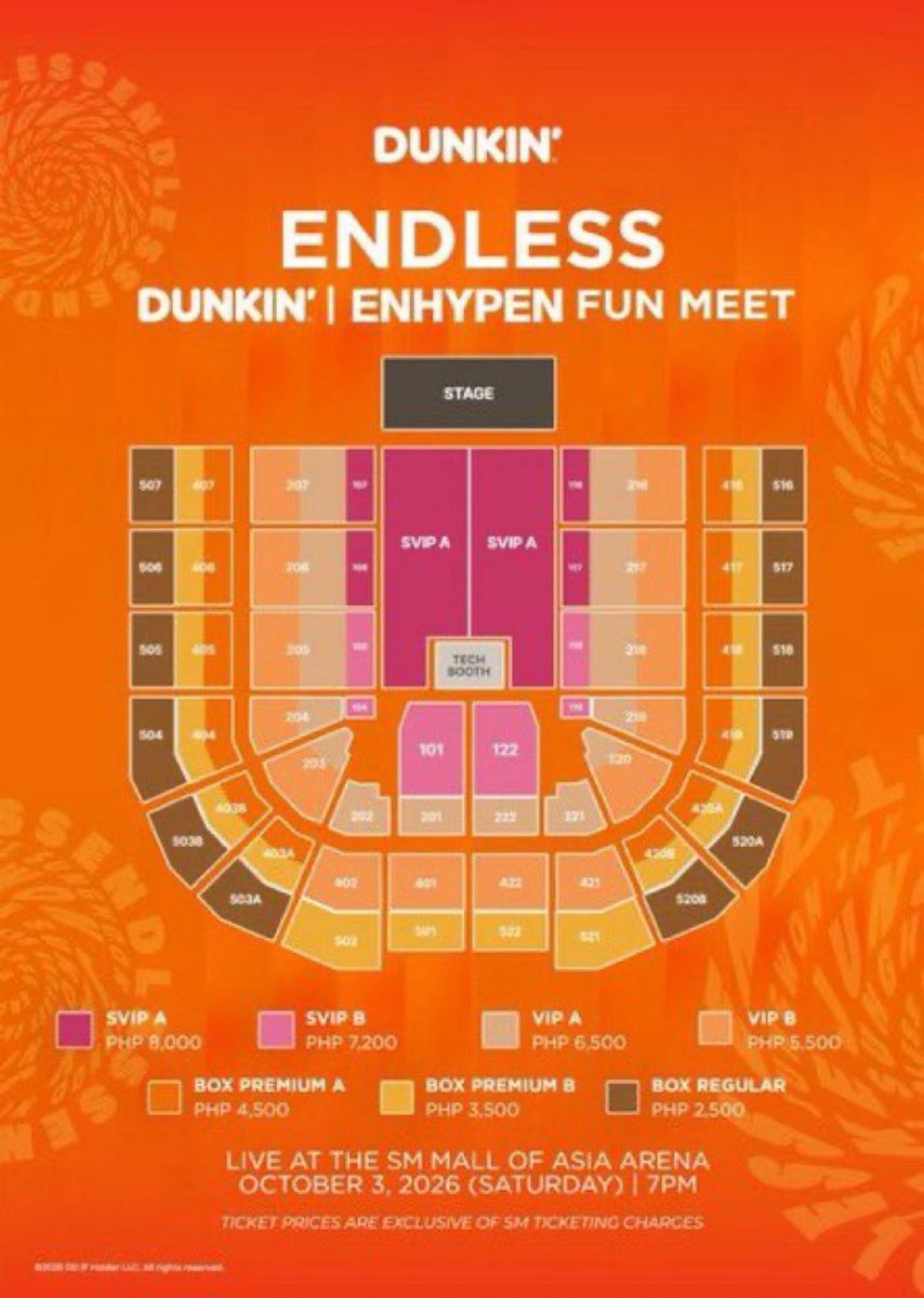 jaeyuneeverse's tweet photo. wts lfb ph selling enhypen tickets dunkin endless funmeet !

• (2) box premium b 502 — magkatabi
• rfs : upgrade tix
• dm for more deets!

🏷️ enhypen tickets selling funmeet wts lfb ph enless dunkin moa https://t.co/v9Ko6EIs4g