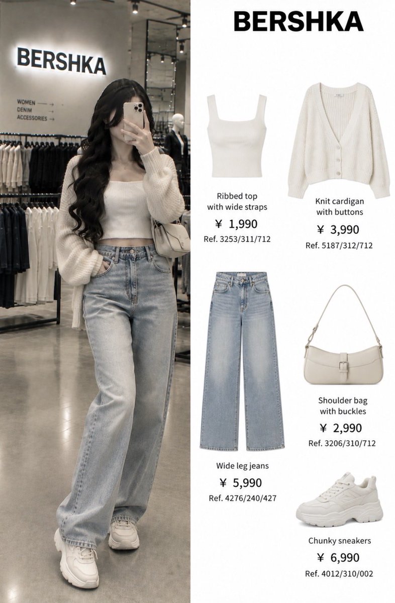 puchipuchi_code's tweet photo. Bershka、プチプラで海外っぽく垢抜けたい時に強い。淡色デニムからオールブラックまで、シルエット意識するだけで一気にこなれて見える。 https://t.co/4QyYTbLfmc