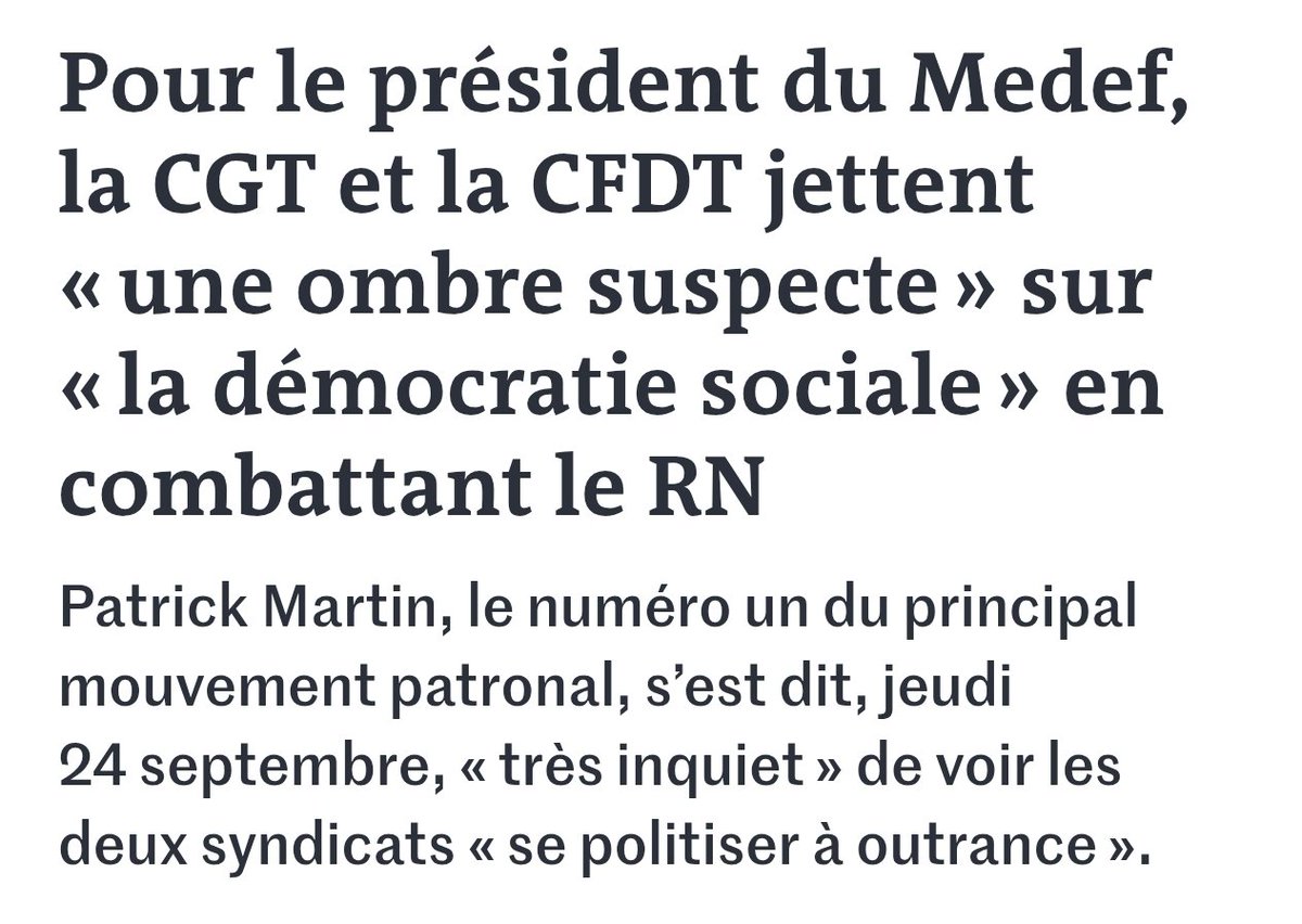 attac_fr's tweet photo. Patrick Martin jette une ombre suspecte sur la démocratie en s'accomodant de l'arrivée du RN au pouvoir. https://t.co/Qklzl70Ojk