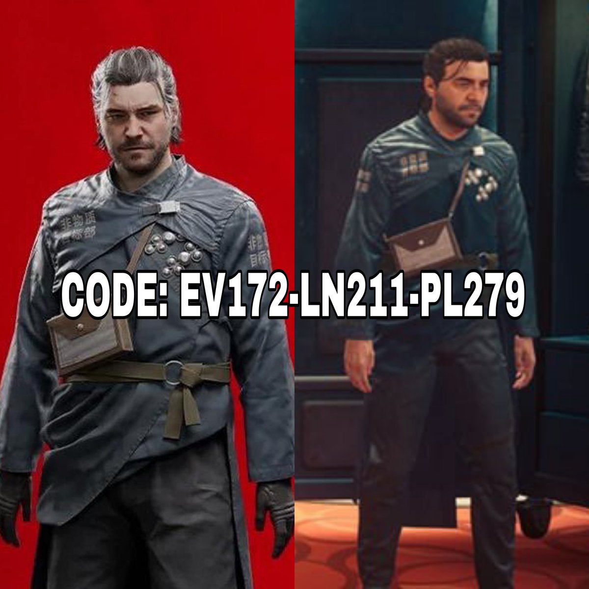 TheRealZephryss's tweet photo. I got a FREE outfit in Control Resonant by redeeming this code: EV172-LN211-PL279

Main Menu → Gameplay → Enter Redeem Code at the bottom

MIO Specialist’s Robe looks pretty good. I hope we get more outfit codes like this in the future. https://t.co/atVEsmNhLA