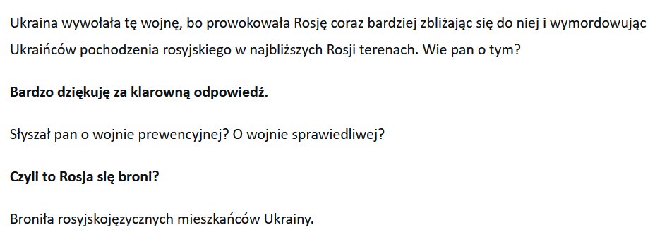 p_figurski's tweet photo. To była fascynująca rozmowa. Polecam mój wywiad z Mariją Zacharową.
A nie. To jednak wywiad z Michałem Klimkiem, kandydatem Korony na prezydenta Krakowa. Ale też polecam. https://t.co/ADvxnWVHbC