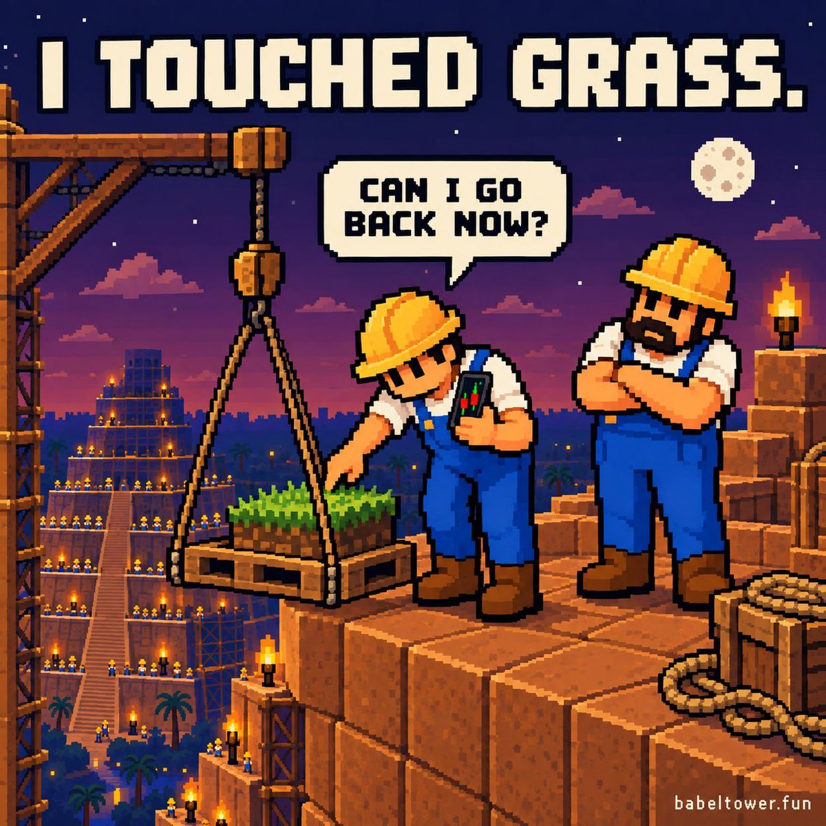 babeltowerfun's tweet photo. @mst1287 Touch grass. https://t.co/sAaDhCAfLX