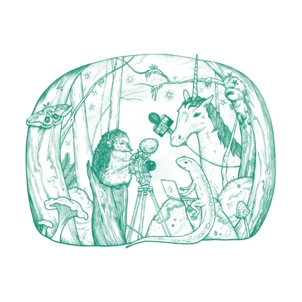 UR_Ninja's tweet photo. Support independent media with specialized Unicorn Riot merchandise! 

Our Woodland Creature special is amazing on shirts, walls, mugs, wherever!!

Shop/donate here: https://t.co/WUYf2t7zLJ https://t.co/zvv2B2zw5b