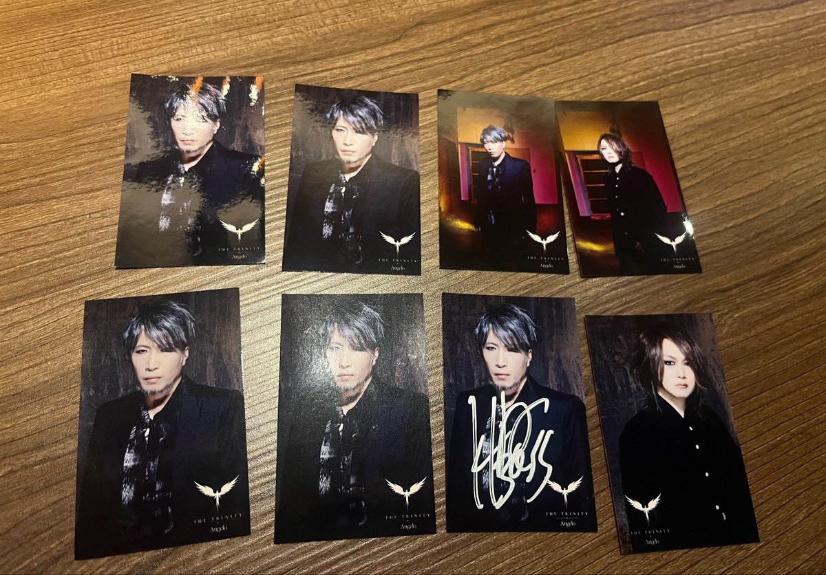 bb_mh_rr's tweet photo. Angeloロト

求)キリト、Karyu引き、ギル
譲)KOHTA(サインはキリトさんサイン求)、TAKEO

本日大阪にて手渡し、または名古屋、大宮にて交換希望です。お気軽にお声掛けください！ https://t.co/GTfLCEf39k