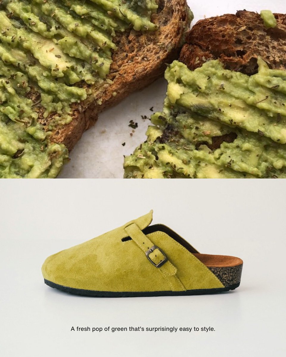 littlemeezsiw's tweet photo. Agak bias sih, tapi clogs warna avocado gini menurutku koleksi terbaiknya Lomari 😗✌🏻 https://t.co/o7KVRvX1hY