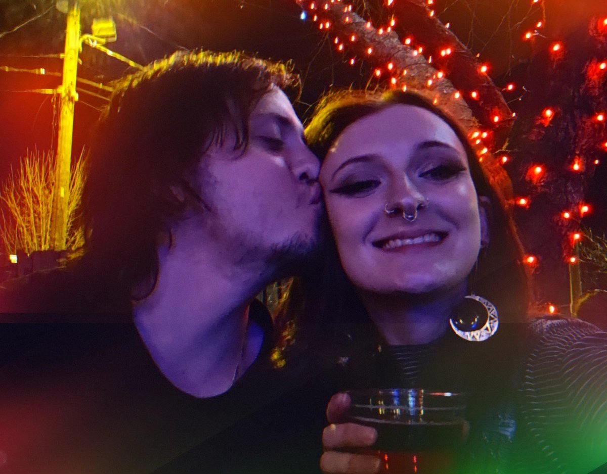 ChristaNovikoff's tweet photo. Went out for drinks to celebrate after my love and his band played an incredible show! https://t.co/YlSzeipKd0