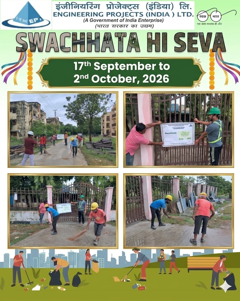 epilco_itd's tweet photo. As part of the #SwachhataHiSevaCampaign (17 September – 2 October 2026), EPIL, conducted a cleanliness activity & garbage disposal at NTPC Township, Muzaffarpur, Bihar. #MHI #SwachhataHiSeva #SwachhBharat #SHS2026 EPI
#SWACHHOTSAV #SwachhBharat #SHS2026 #SwachhataHiSeva2026 #SpecialCampaign6
@SwachhBharatGov
@swachhbharat
@MoHUA_India
@vijaymittal4
@DARPG_GoI
