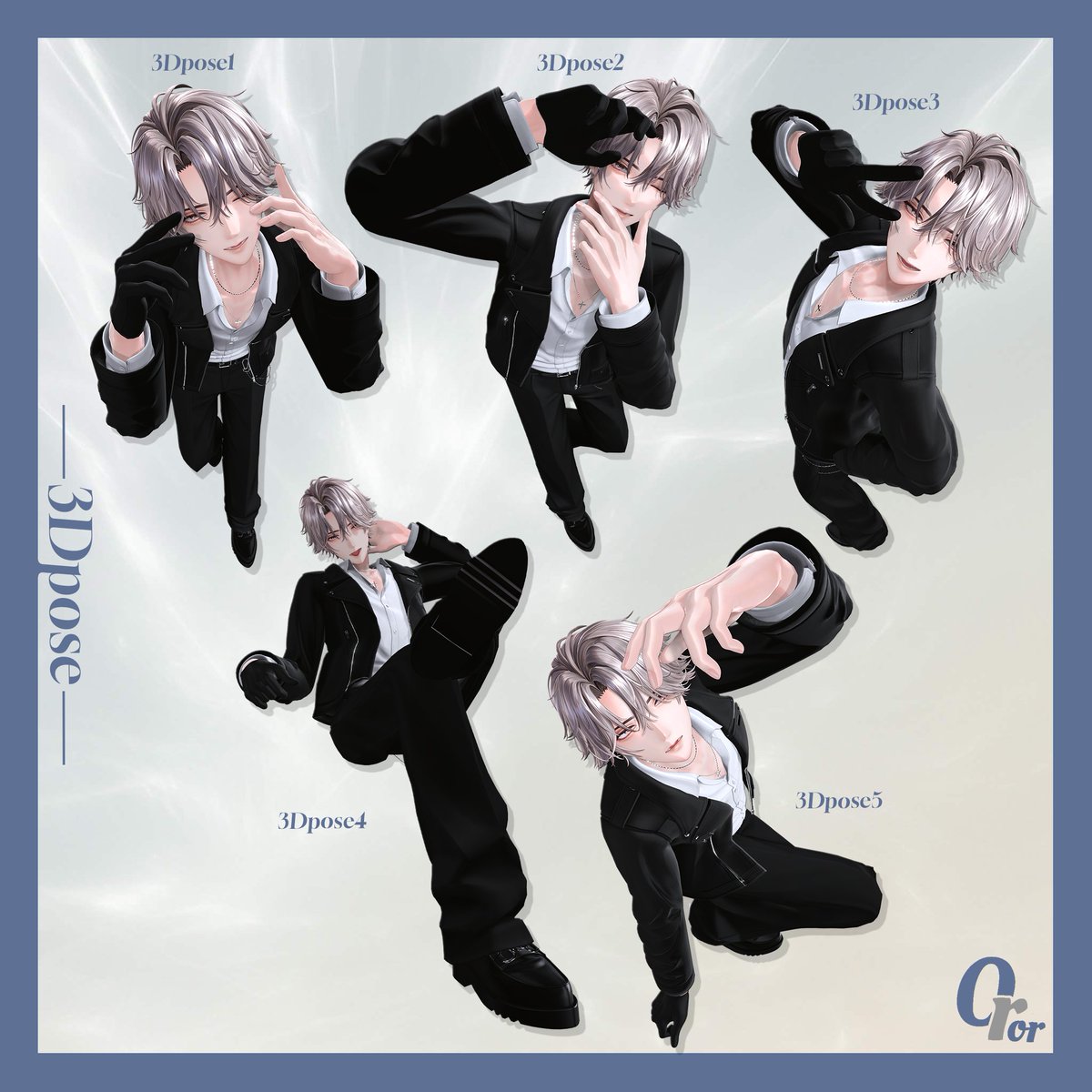 ordayo's tweet photo. 『 Oror. -男性SWAG30pose- 』 が  
販売開始しました🕺📷 

発売記念に【本日23:59まで‼️】に
follow + RT してくだ さった方へ
抽選で 5名様に🎁ギフトします.ᐟ

✦ Oror.-男性SWAG30pose-
↪︎ 「https://t.co/wO5yZhGmcB」

かっこいい改変での撮影が
楽しくなりますように🖤

 #VRChat https://t.co/EPkWaR99e6