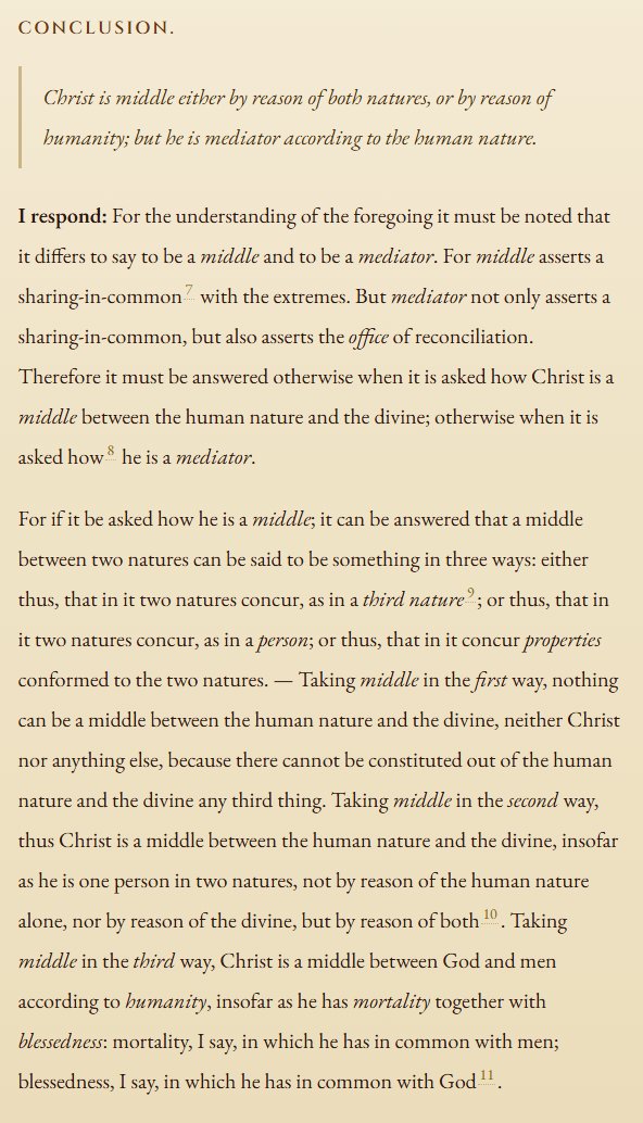 _bonaventurian's tweet photo. St. Bonaventure: the Incarnate Christ being the coincidence of opposites and the redeemer distinguishes his role as 'middle' and 'mediator.' As middle, Christ is the meeting of Uncreated and created in a single person. As mediator he reconciles the world in the humanity assumed. https://t.co/sVoVwkKDuP