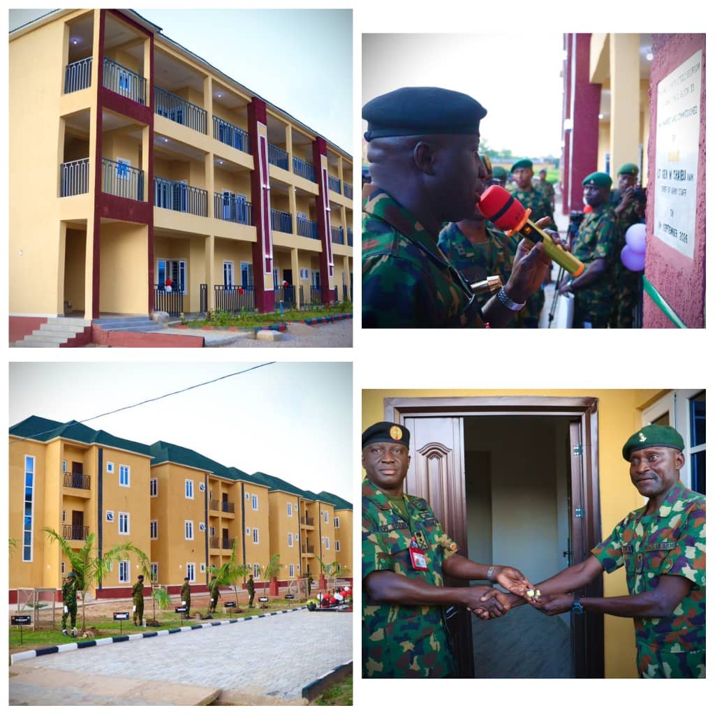 crossfireports's tweet photo. COAS Unveils 30 Family Housing Units in Kaduna

https://t.co/r03qCLThW1 https://t.co/KLYBRWnspJ