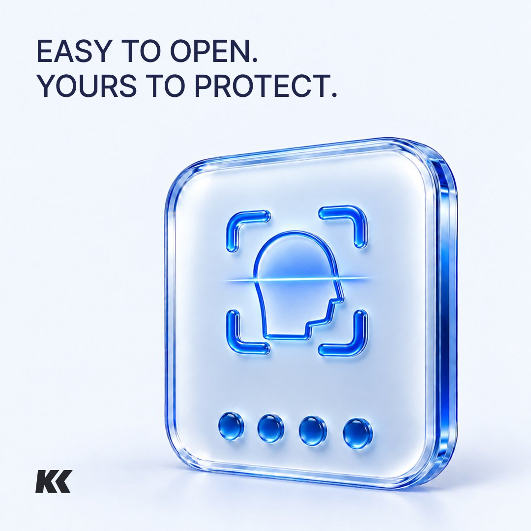 KriptoK's tweet photo. Security matters most when it works in the background.

KriptoK supports PIN and biometric access for everyday protection, while your recovery phrase remains the backup to store carefully. Simple when you open the platform. Still under your control when it matters. https://t.co/urFuC3QPHh