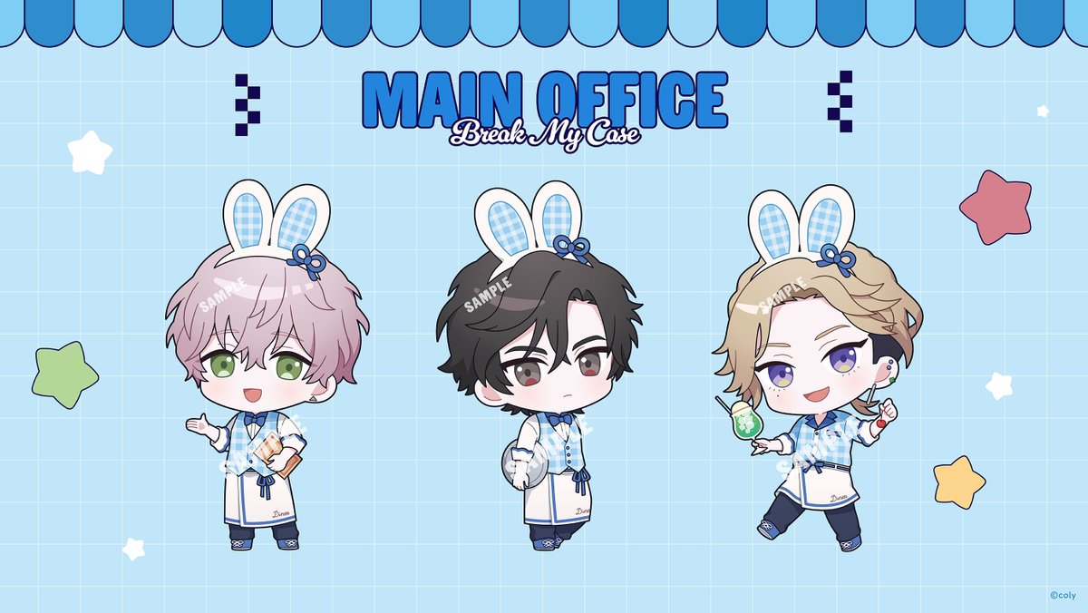 bmc_event's tweet photo. 【『ブレイクマイケース』Winter Fair 2026 in アニメイト】

新規描き下ろしイラスト「HOP'N Diner」を公開！
まずは【本部】【交際部】のご紹介です🐰🍔

こちらのイラストを使用した新商品は
9月27日(日)まで予約受付中✨

▼詳細はこちら
https://t.co/kMhmmBy4OY

#ブレマイ https://t.co/DkARyiOfqh