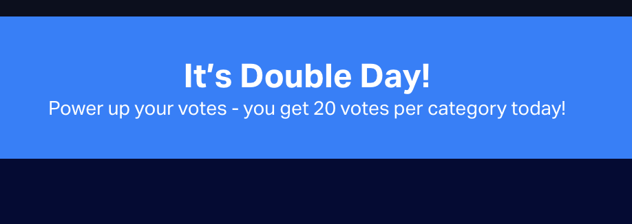 LetsBeGoodHuman's tweet photo. Double Day today, you have 20h left.

Vote  for SWIM. Here are the links
https://t.co/zrCgViPvSh 

https://t.co/zrCgViPvSh https://t.co/L8mCirqOn9