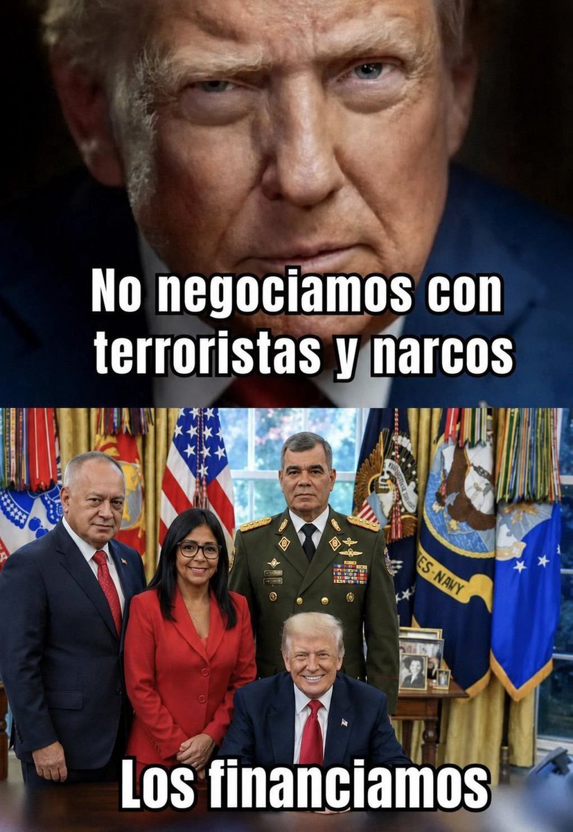 DRRQ2012's tweet photo. @USAenEspanol @DNewsOK La verdadera estrategia ya la conocemos. Robarse el petróleo con los chavistas https://t.co/mACYewVa5j