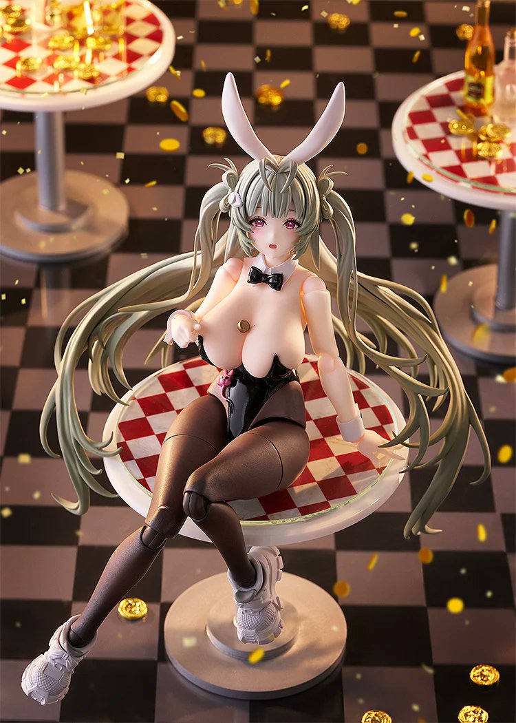 gsc_kahotan's tweet photo. ￣￣￣￣￣￣￣￣￣￣￣￣￣
figma 
ソーダ：トゥインクルバニー
＿＿＿＿＿＿＿＿＿＿＿＿＿
>>https://t.co/vxLfy139u2

▼グッスマ公式ショップ特典
ロゴ入りLサイズfigma台座

ご予約は11月4日（水）まで✨️
#NIKKE #ニケ #メガニケ #figma https://t.co/GjarzQPl7O