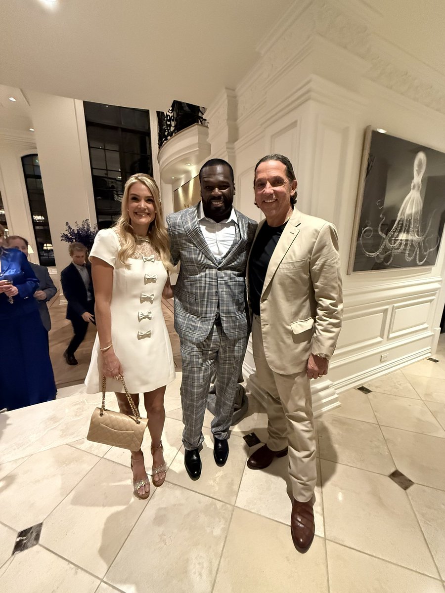 TonyBuzbee2's tweet photo. Good to see @50cent at the Houston Children’s Charity event. Frances and I really hanging with him. Entrepreneur, musician, and philanthropist.  A very good man!! https://t.co/PwuTQkVYFN