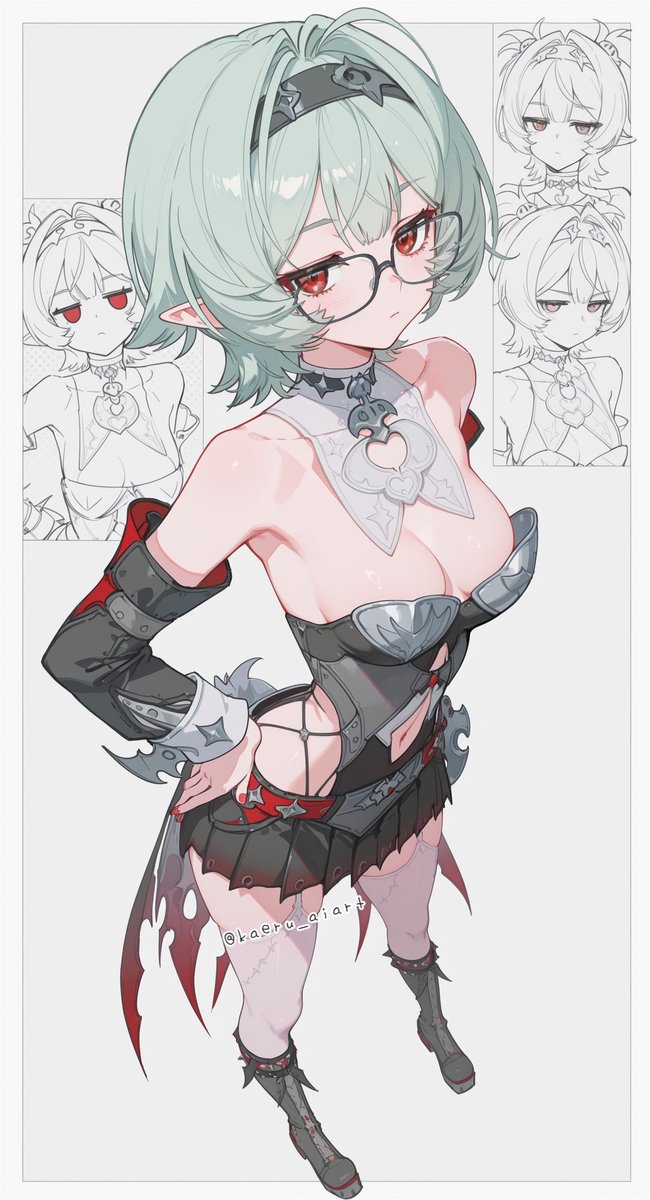 kaeru_aiart's tweet photo. お嬢様、なんですかこの無駄に大きい服は。
クラレッタ衣装のロクシーさん ゼンゼロ https://t.co/XPjSMJ8XrQ
