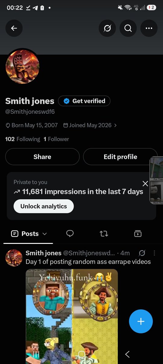 Smithjoneswdf6's tweet photo. Yay 1th follower https://t.co/PMbIuDP4dS