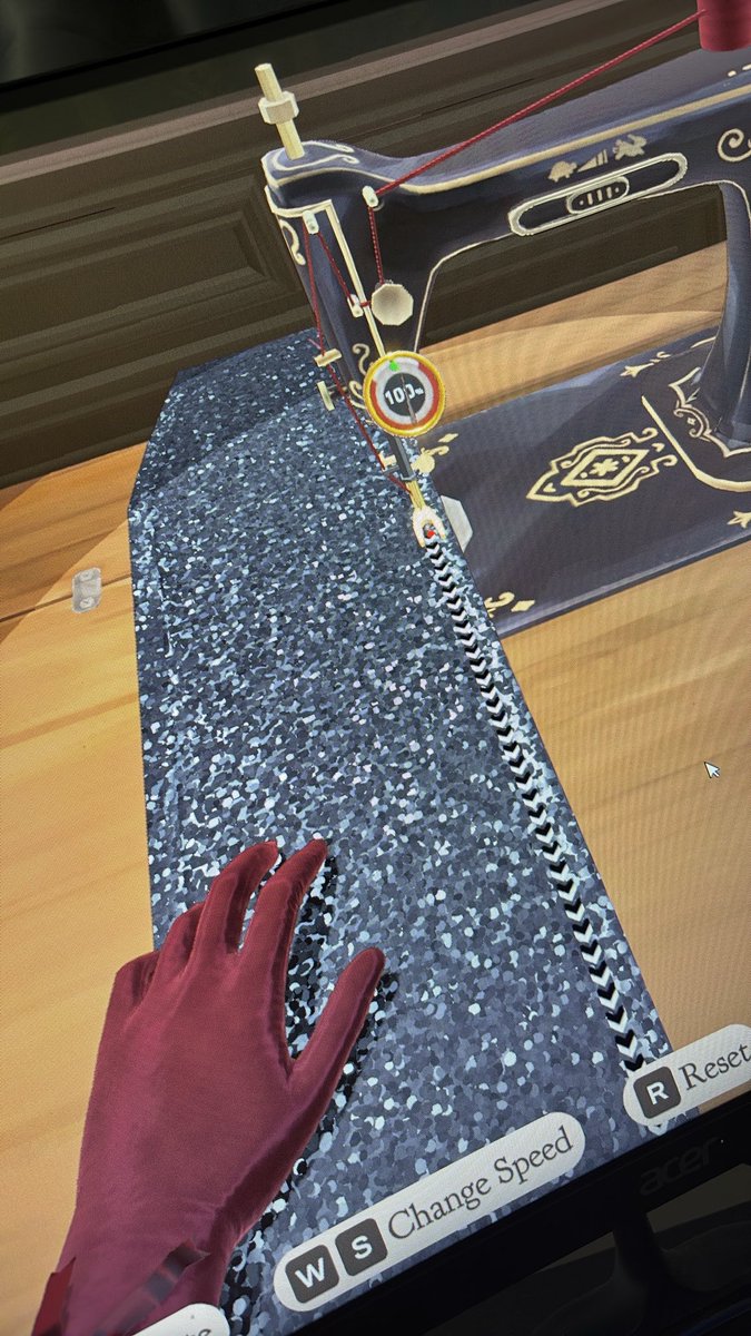 mocaidolcafe's tweet photo. The new dressmaker game has instilled me with the false confidence that I could go out into the world and make a dress from scratch https://t.co/OgdDx4t1ZX