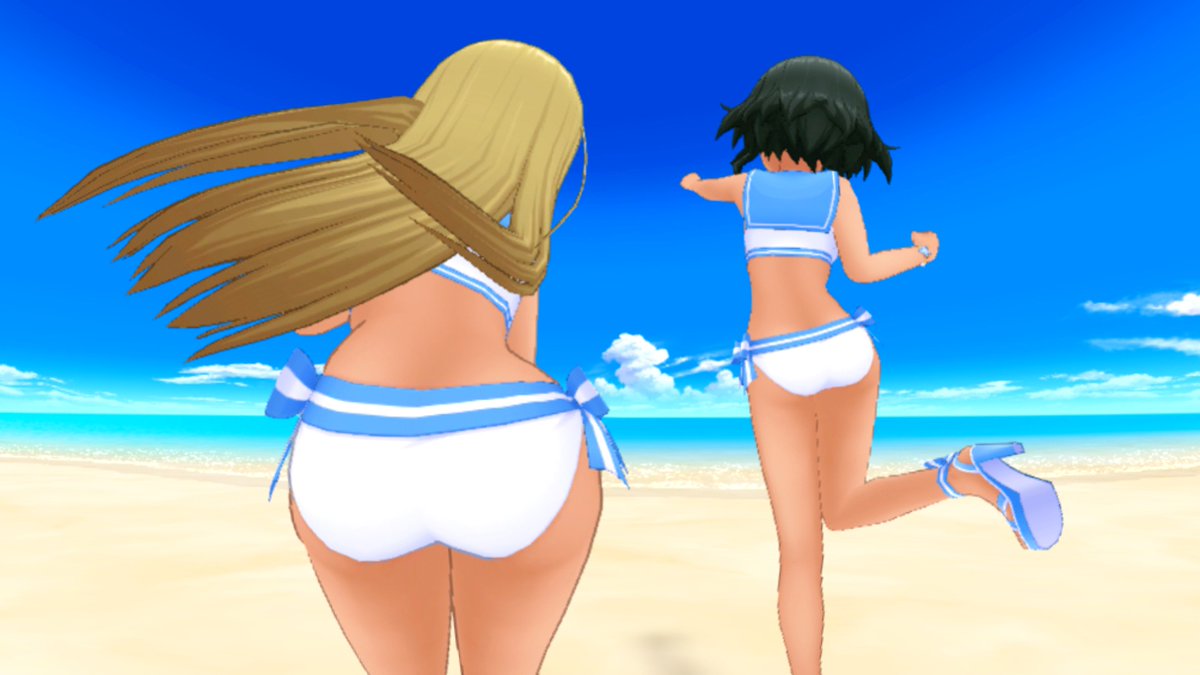 THZ33's tweet photo. まだ間に合う！海に急げ〜！みたいな感じで。
沖縄とかならまだ海水浴イケるぽい。

#デレステスクショお昼の1枚 
#ロケ撮 
#ナターリア #ライラさん https://t.co/E0GfUKqw86