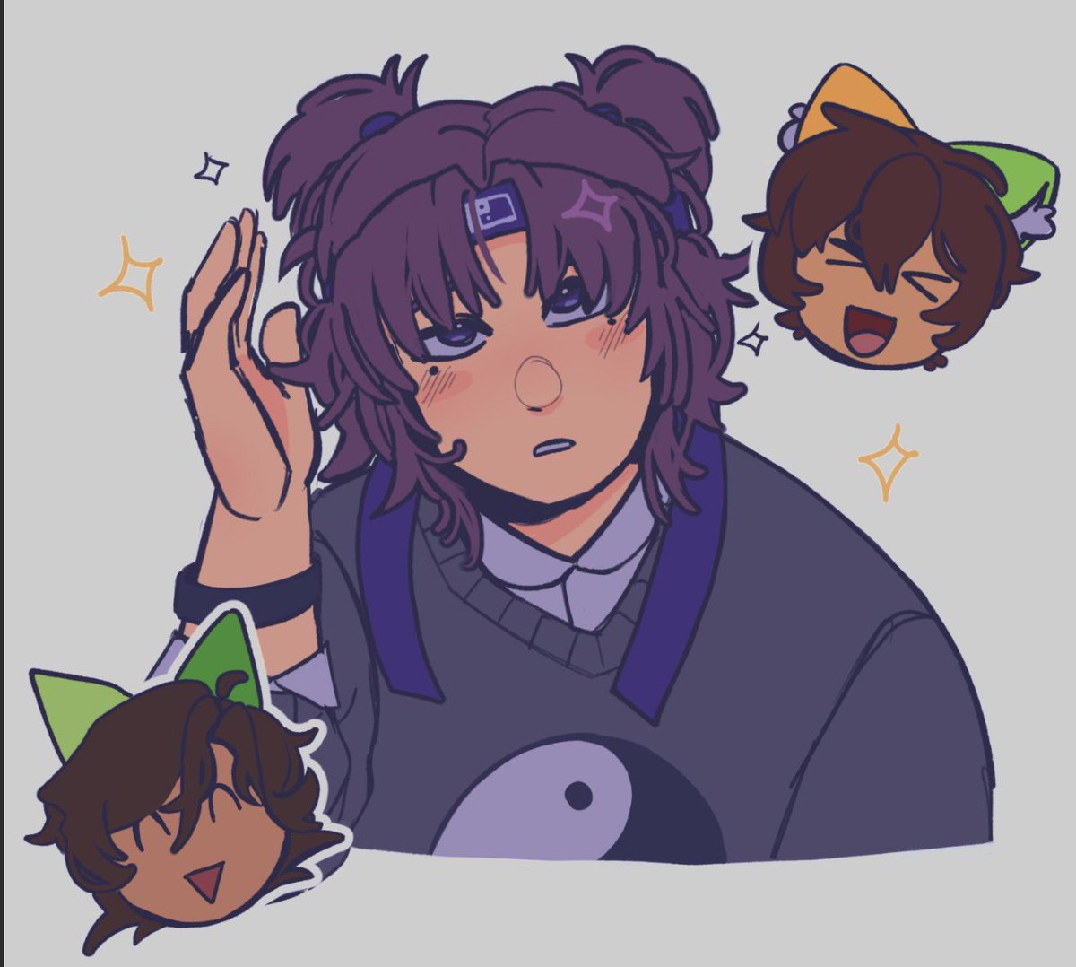 residentsami's tweet photo. what is their trio name
clonefies with twin puffs to match w them
 #wifies #kenadian #wato1876 https://t.co/7XxY3aWpSD
