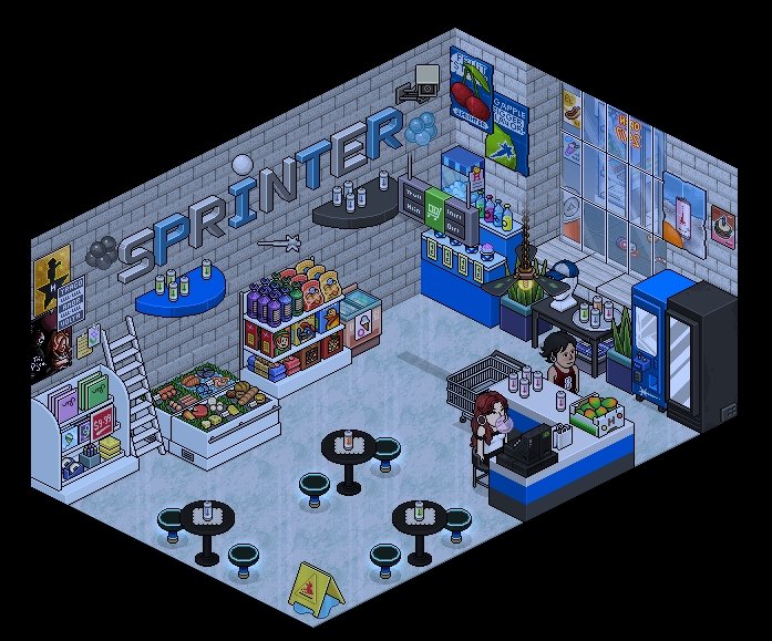 fymsz's tweet photo. Atividade: SPRINTER STORE

Criamos um mini mercado, um local pequeno, patrocinado pela marca Sprinter. Nosso espaço é o lugar ideal para você garantir sua bebida e deixar seu verão ainda mais doce.

Nicks: Sadicamente e Marianne, | @HabbAthletics @HabbSprinter  #SprinterStoreHAG https://t.co/IvcFXOpJWM