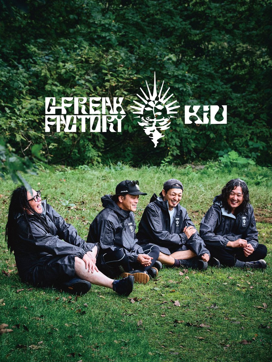 kiu_official's tweet photo. 【 G-FREAK FACTORY × KiU 】  ＼＼ 9月25日(金)12:00販売スタート ／／ 　 群馬を拠点に活動するローカルバンドの最高傑作「G-FREAK FACTORY」。
2027年に迎える30周年目前のコラボレーションコレクション。

メンバーからお墨付きをもらったアイテムを中心に ファンの皆さんの声を加味して一部ブラッシュアップした全6ラインナップ。  ー Items ー ⚪︎プレミアムマウンテンジャケット / ¥15,950 (tax in) ⚪︎プレミアムショーツ / ¥8,800 (tax in) ⚪︎クロスボディショルダーバッグ / ¥6,380 (tax in) ⚪︎パッカブルトラベリングバック / ¥6,380 (tax in) ⚪︎フロントポケットミニショルダーバッグ / ¥3,850 (tax in)
⚪︎ウォレット タイプA / ¥3,080 (tax in)

@G_FREAK_FACTORY 

#GFREAKFACTORY #KiU