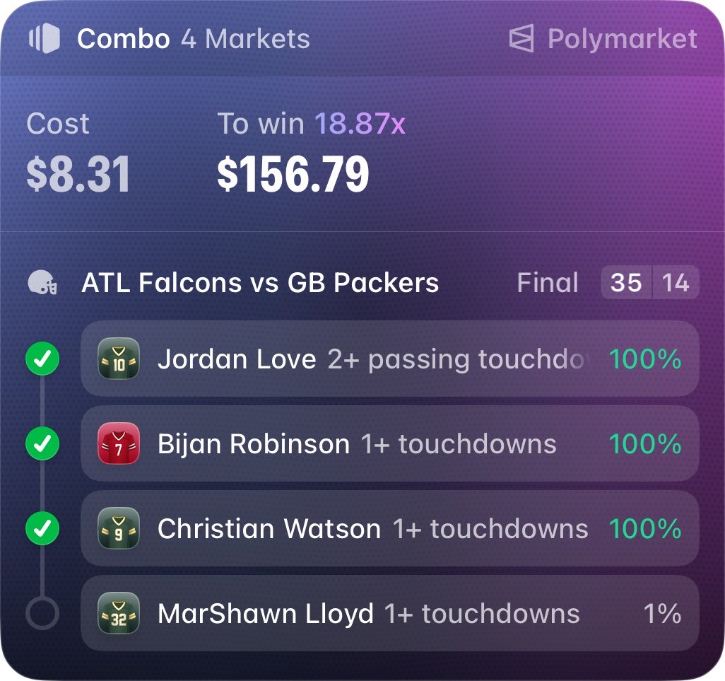 MjAppeal's tweet photo. TEN GREEN BAY DONT KNOW HOW TO RUN I GUESS 🤯
Check this out on Polymarket https://t.co/lgbGbNZcQu https://t.co/cs86LFZy5L