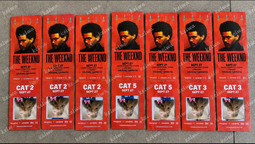 aochawaa's tweet photo. #WTS WANT TO SELL TIKET THE WEEKND JAKARTA 

‼️ DAY 1 & 2 UNDERWEB‼️

🌟3 TIX — CAT 2  
💸 1,800k / each

🌟2 TIX — CAT 3
💸1,600k / each

🌟2 TIX — CAT 5
💸 1,200k / each

✅ Trusted 100% 
✅ Tiket pribadi cancelan cust 
✅ Fullpay only 
✅ Testin on pinned 

tags. wts wtb tiket the weekend jakarta jkt day 1 day 2 cat 1 2 3 4 5 6

#zonauang #theweekndjakarta