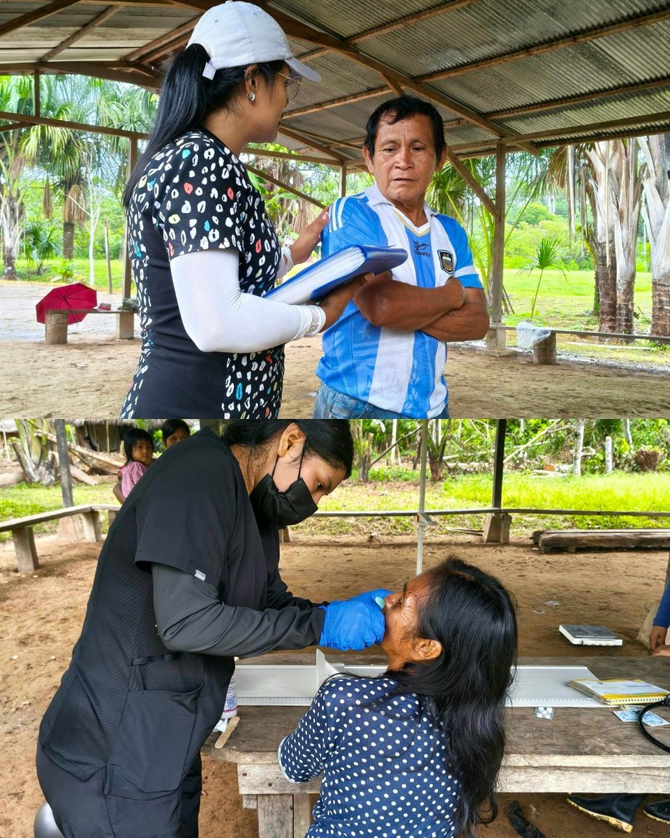 dpsmorona's tweet photo. #Tiwintza | 👨🏽‍⚕️🩺 👩🏽‍⚕️ Personal del Puesto de Salud #Kaanchico se trasladó hasta las comunidades fluviales San Gonzalo y Amaru, donde brindaron atención médica y odontológica, vacunación y acciones de promoción sobre alimentación saludable y salud bucal. https://t.co/VKOYmaMKdO