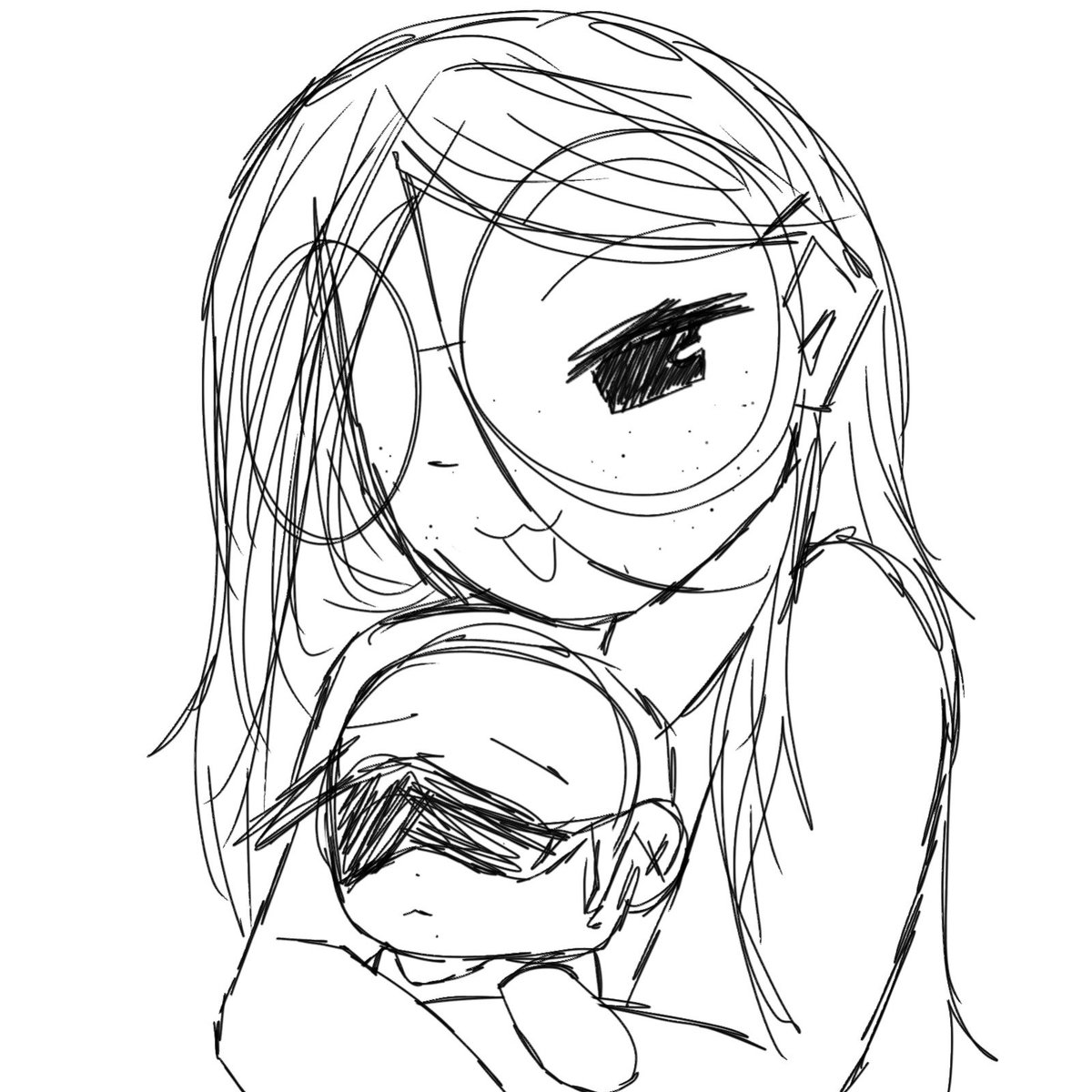Michelle_069_'s tweet photo. Some random doodles, plush Danya #w1wd https://t.co/O7q317hxJR