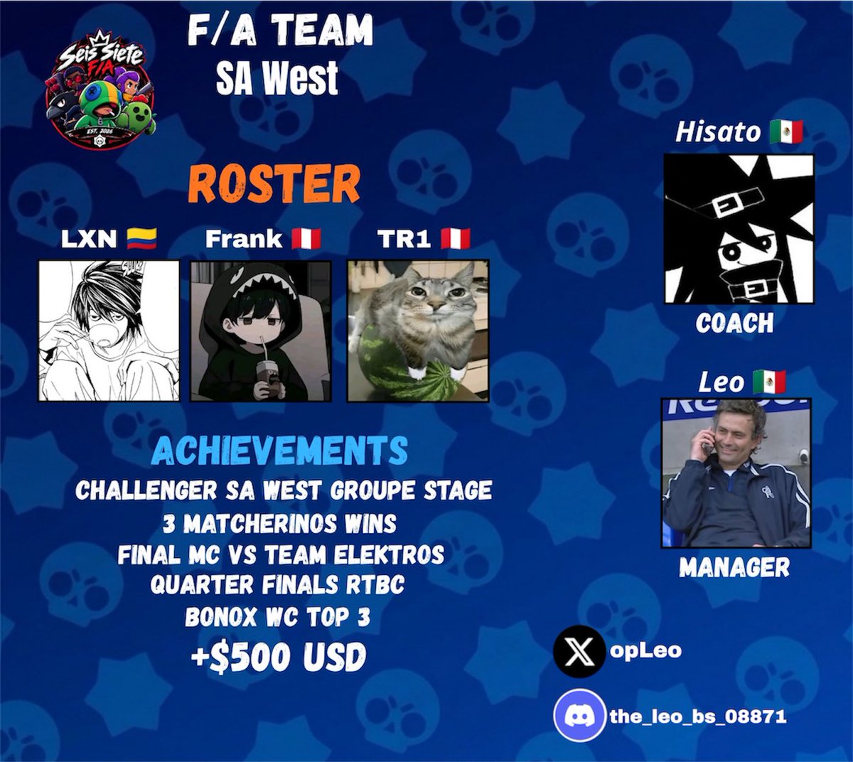 LeoA1416's tweet photo. Looking for an organization to represent in Offseason and 2027. Discord Contact: the_leo_bs_08871 https://t.co/FBSNPo13Lx