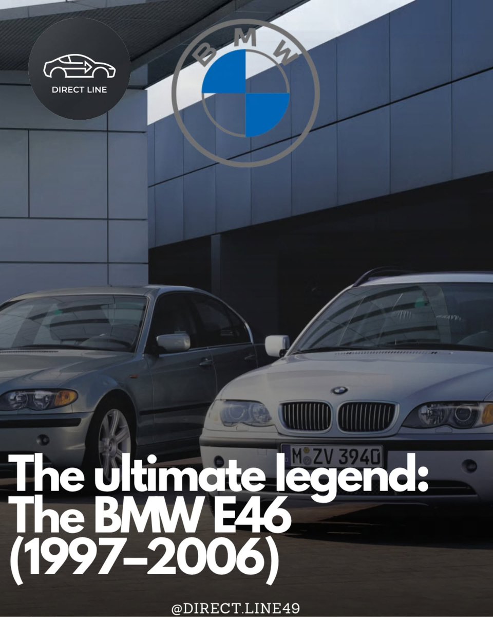 CallieDefolh's tweet photo. The ultimate legend: the BMW 3 Series E46 (1997–2006). From sedans and coupes to the Touring, Cabriolet, and Compact, every body style defined BMW’s golden era. Timeless RWD dynamics, iconic engines, and classic design. Which E46 is your dream spec? https://t.co/Y8iyJceovy