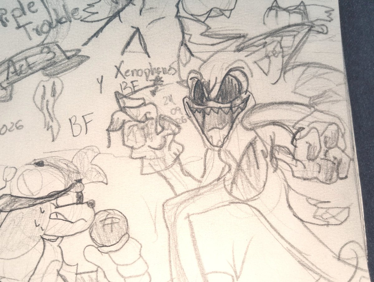 RFoxwine27's tweet photo. Wuenas mis queridos espectadores (german y Jonathan a este paso xD)

Espero les guste mi fanart de Triple Trouble, lo pasaré a digital?? :³ que opinan?

@sonicthesatam @GardeKael @ErizoBaterista @AGUITA444 

#fanart #fnf #sonicexe #execommunity https://t.co/RsVZx8BTDe