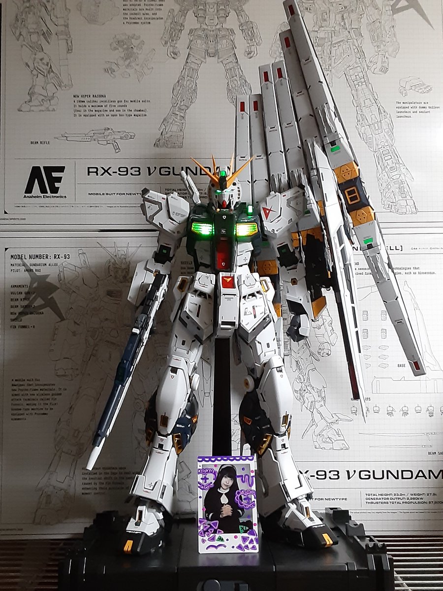 sei15003498's tweet photo. PGU νガンダム完成した❗ https://t.co/uO1iMsREkt