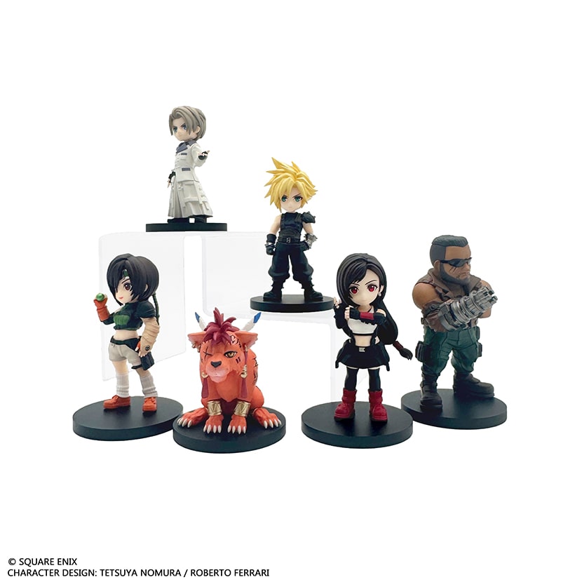 SQEX_eSTORE's tweet photo. 【発売間近】『ファイナルファンタジーVII リバース』から、コレクタブルサイズのアドラブルアーツが9月26日(土)に発売！Vol.1には「クラウド」「ティファ」「バレット」「ユフィ」「レッドXIII」「ルーファウス」がラインナップ。#FF7リバース #FF7 #FF
https://t.co/ms3Xz3bWqg https://t.co/FbYYPHRzlK