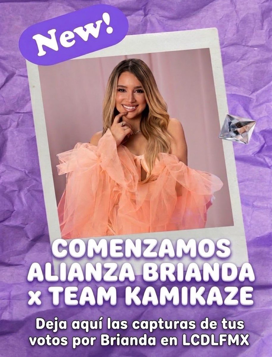 teamfunadosvip's tweet photo. TEAM KAMIKAZE, ¡COMENZAMOS!

Dejen aquí en los comentarios todas las capturas de sus votos por Brianda. 👇🏼
🔗: https://t.co/FfMsaHInHO…

¡Vamos, vamos, vamos! 🔥 https://t.co/kqoaCmu3ND