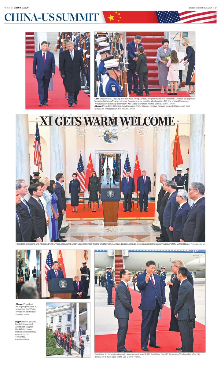 XisMoments's tweet photo. #XiJinping #XiVisit #ChinaUS @realDonaldTrump
@WhiteHouse @ChinaDaily https://t.co/3XDbXJG3Ne