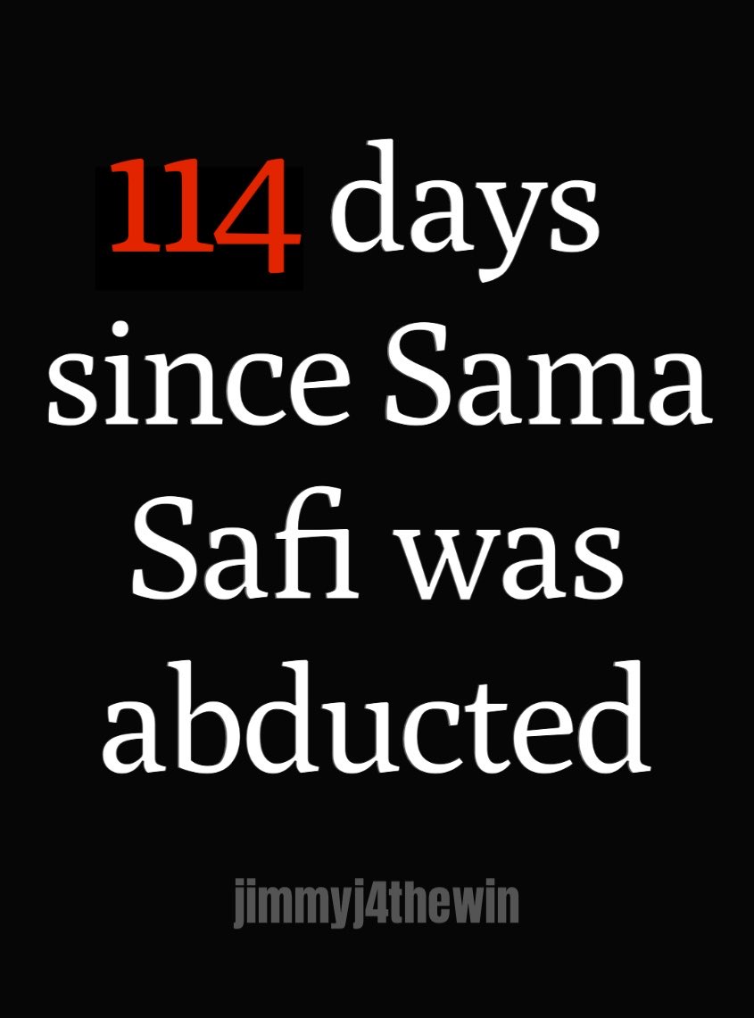 jimmyjposts's tweet photo. Day 114: Free Palestinian American Sama Safi‼️ https://t.co/pHfdHzKhSe