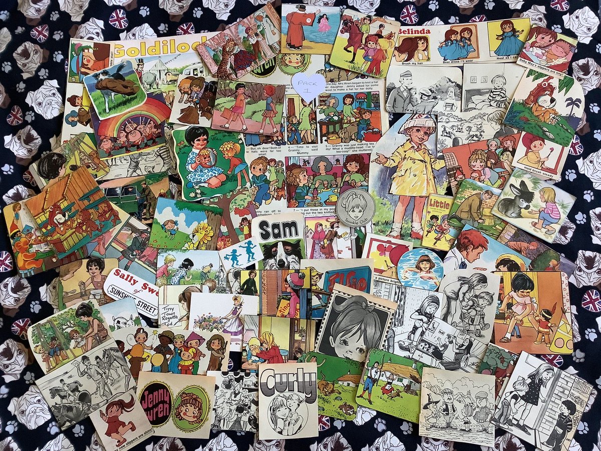 WatsonsVintage's tweet photo. ONLY 3 PACKS LEFT NOW!!! These are such fun! Rare Vintage 1970s 'Twinkle' Comic/Annual HUGE 85 Piece Paper Ephemera Packs - Junk Journalling, Scrapbooking, Card Making and Fussy Cuts https://t.co/Ahd5nEpFdc via @Etsy #Twinkle #ScrapPacks #70sArt #comicbook #Scrapbooking #CardMaking #JunkJournalFillers