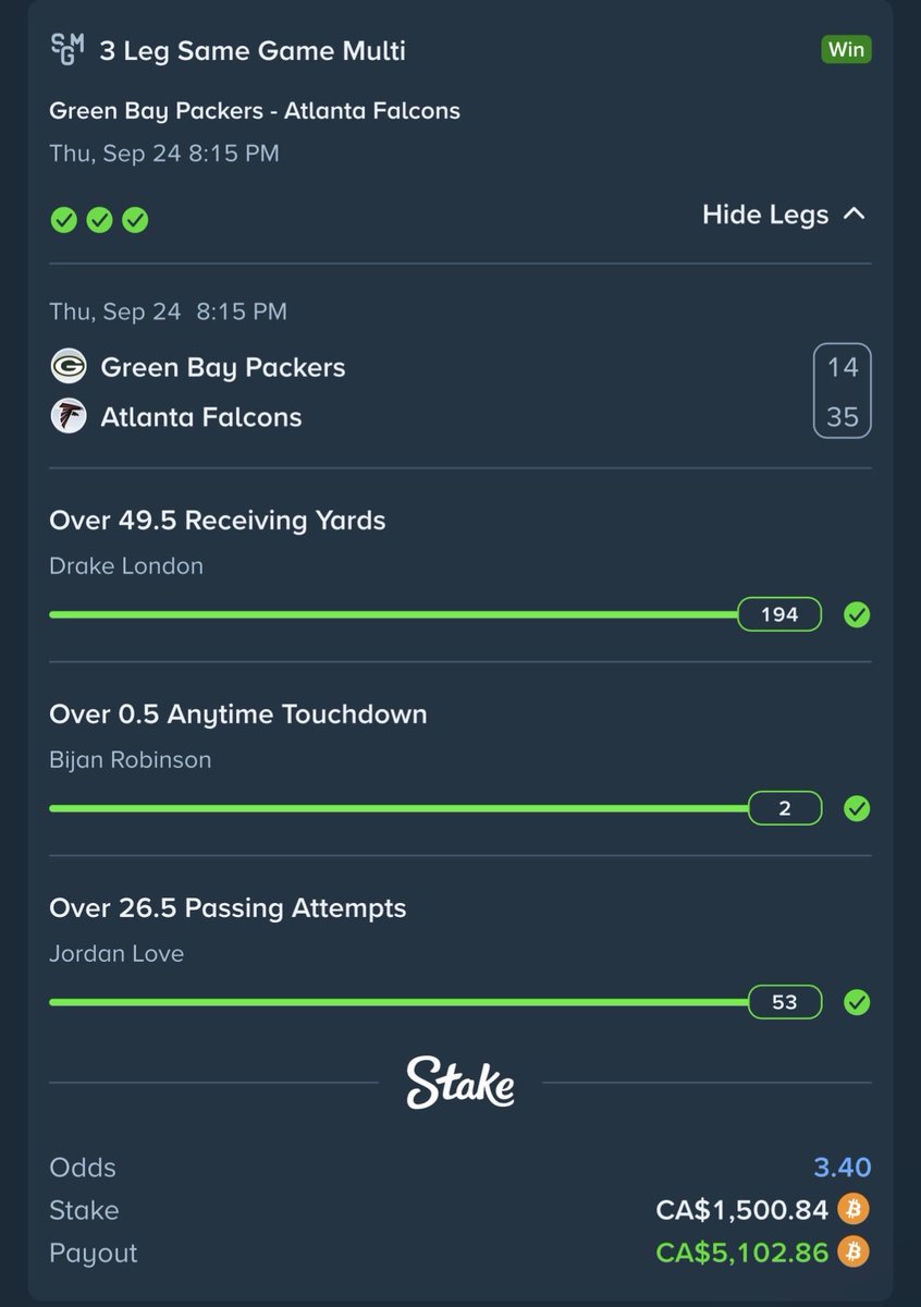 palabetz's tweet photo. Just cashed for over $15,000 today…🤯💰

Unreal feeling cashing these in NFL🏈

Tipping 3 lucky winners below👇 https://t.co/H8sJA0hcW7