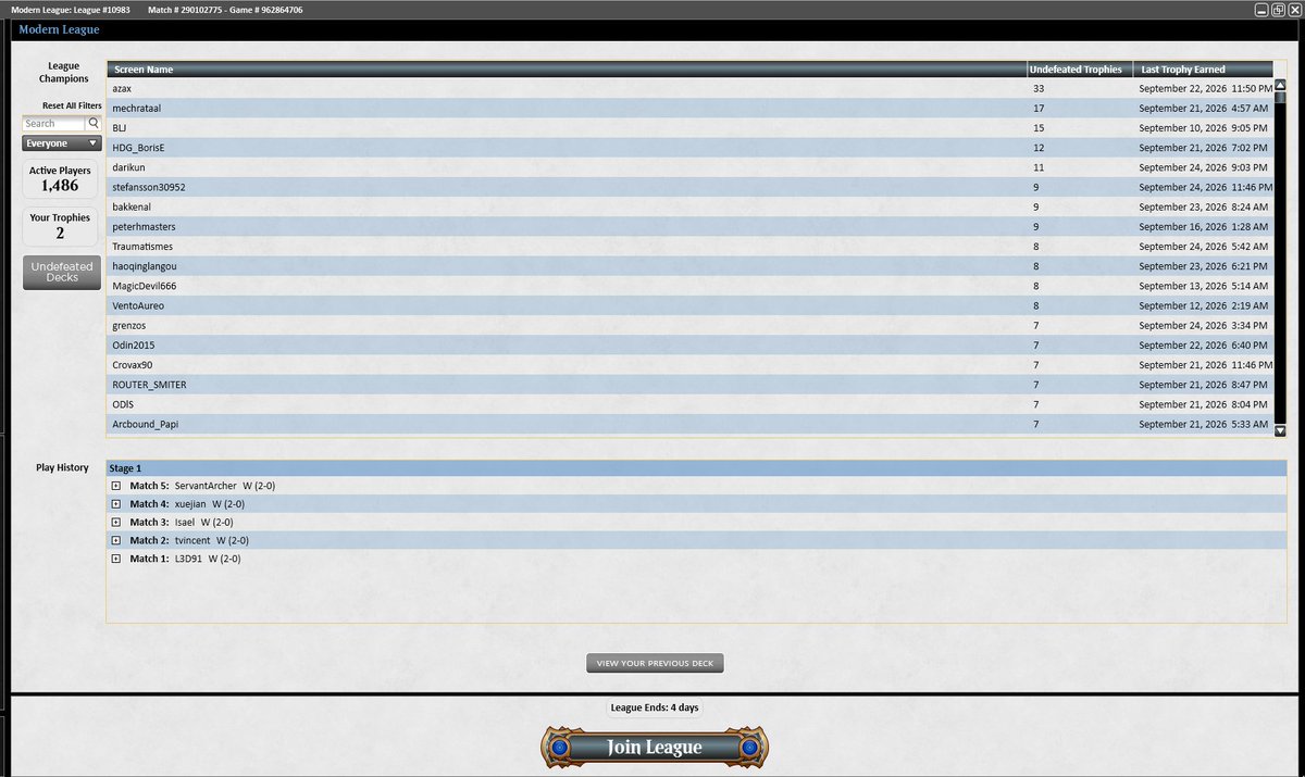 LauriKazuga's tweet photo. WHAT!?!?!? DID I JUST BACK TO BACK 5-0ed leagues!? This time clear 10-0!? Holy shit broodscale is broken, @worldlycounsel s sideboard guide is really doing it's job. Level these guys are analyzing the format is insane. Buy yours while this deck is still dominating!! @fireshoes https://t.co/wsLeeexZ6P